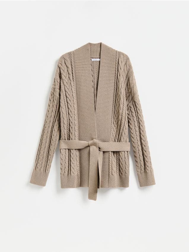 Reserved - LADIES` SWEATER - кафе