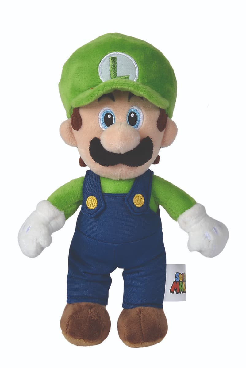 Плюшена играчка Super Mario, Луиджи, 20 см